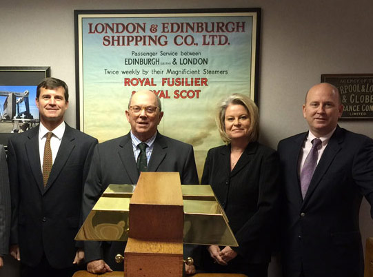 From left to right: Michael Moore, Michael R. Gomez, Cindi Kline, and Riley Gomez.